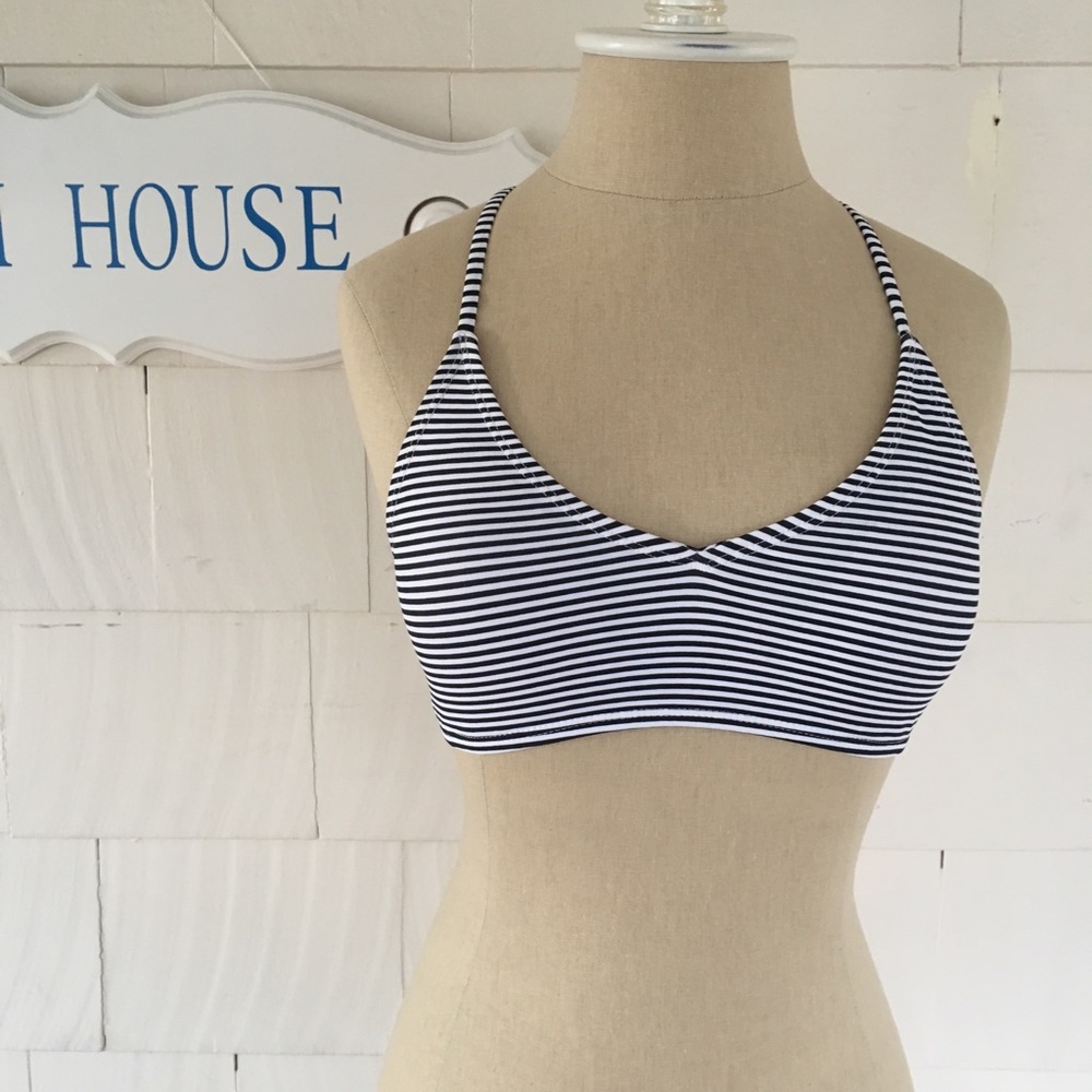 Cross Cross Striped Bikini